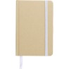 Carnet A6 personnalisé en matériau recyclé  - John Matières : caoutchouc Couleurs : blanc livraison express 24h 48h