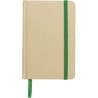 Carnet A6 personnalisé en matériau recyclé  - John Matières : caoutchouc Couleurs : orange goodies personnalisé en stock