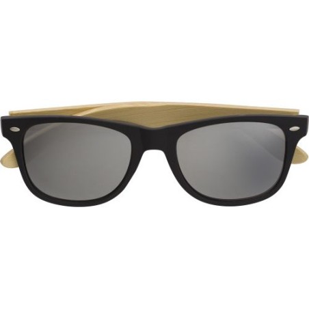 Lunettes de soleil s en ABS et bambou - Luis Matières : bambou Couleurs : argenté