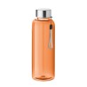 Bouteille  en Tritan 500ml personnalisée UTAH Matières : tritan Couleurs : orange transparent marquage laser ultra précis