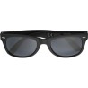 Lunettes de soleil s en polycarbonate recyclé personnalisées Angel Matières : métal Couleurs : noir marquage laser ultra précis