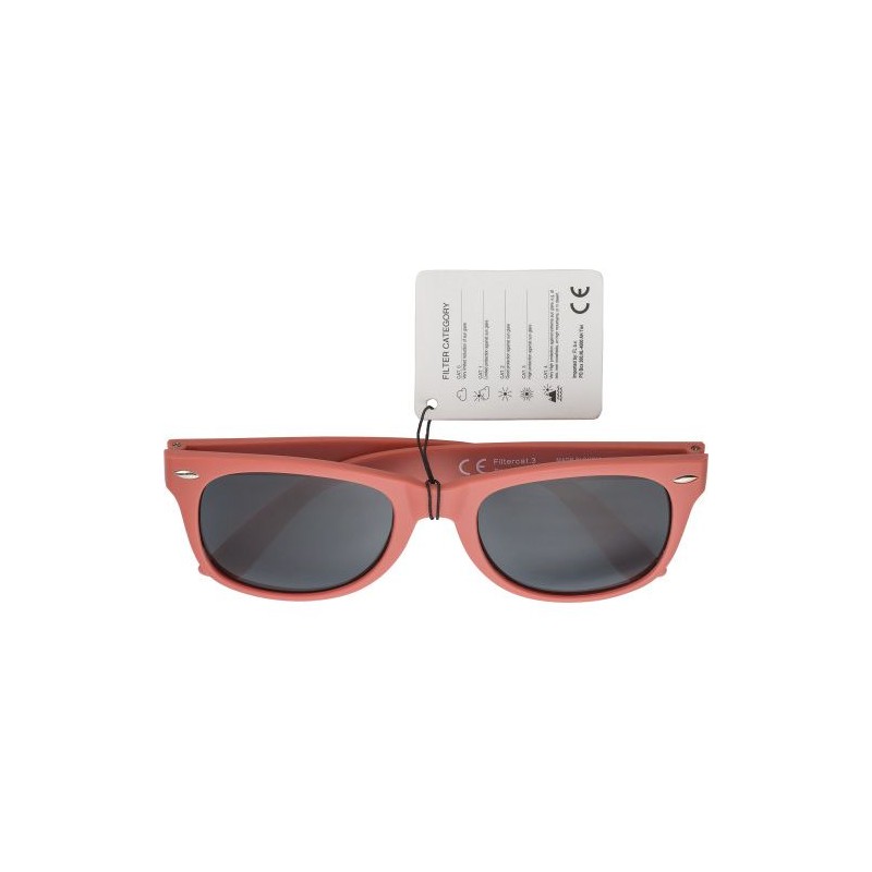 Lunettes de soleil s en polycarbonate recyclé personnalisées Angel Matières : métal Couleurs : noir livraison express 24h 48h