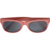 Lunettes de soleil s en polycarbonate recyclé personnalisées Angel Matières : métal Couleurs : rouge personnalisable avec votre 