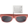 Lunettes de soleil s en polycarbonate recyclé personnalisées Angel Matières : métal Couleurs : rouge cadeau collaborateur premiu
