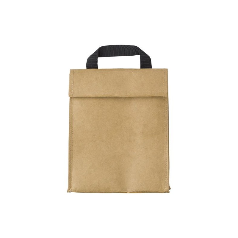 Sac isotherme  en papier laminé Declan Matières : polyester Couleurs : brun cadeau entreprise pas cher