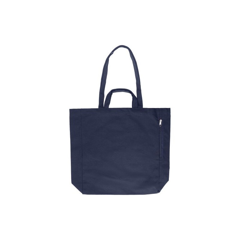 Sac Shopping Éco-responsable en Coton Recyclé Personnalisé - Bennett Matières : polyester Couleurs : bleu