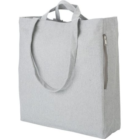 Sac Shopping Éco-responsable en Coton Recyclé Personnalisé - Bennett Matières : polyester Couleurs : bleu personnalisation rapid