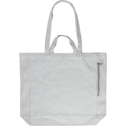 Sac Shopping Éco-responsable en Coton Recyclé Personnalisé - Bennett Matières : polyester Couleurs : gris cadeau entreprise pas 