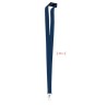 Lanyard Pratique en Métal 20mm Personnalisé pas cher - PANY Matières : PET Couleurs : bleu cadeau collaborateur premium