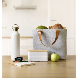 Carnet A5 Éco-responsable en Liège et Coton - Trevor Matières : liège Couleurs : bleu aqua objet promotionnel éco-responsable