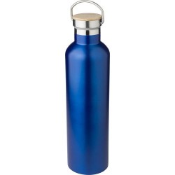 Bouteille isotherme double paroi  en acier inoxydable de 1 000 ml Damien Matières : silicone Couleurs : argenté livraison expres