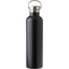 Bouteille isotherme double paroi  en acier inoxydable de 1 000 ml Damien Matières : silicone Couleurs : noir goodies publicitair