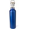 Bouteille isotherme double paroi  en acier inoxydable de 1 000 ml Damien Matières : silicone Couleurs : bleu goodies publicitair