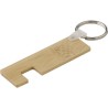 Porte-clés s en bambou avec support de téléphone - Orlando Matières : bambou Couleurs : brun personnalisable avec votre logo