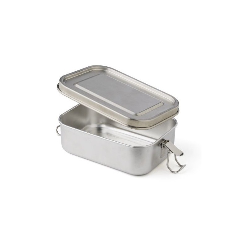 Lunch box  en acier inoxydable Reese Matières : silicone Couleurs : argenté cadeau entreprise pas cher