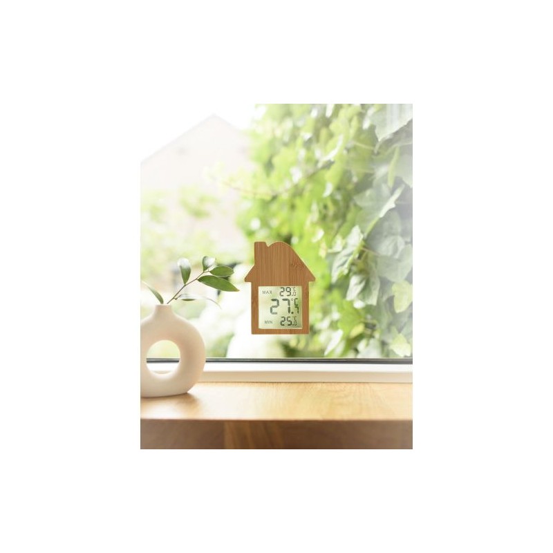 Station Météo en Bambou Lane - Élégance Naturelle