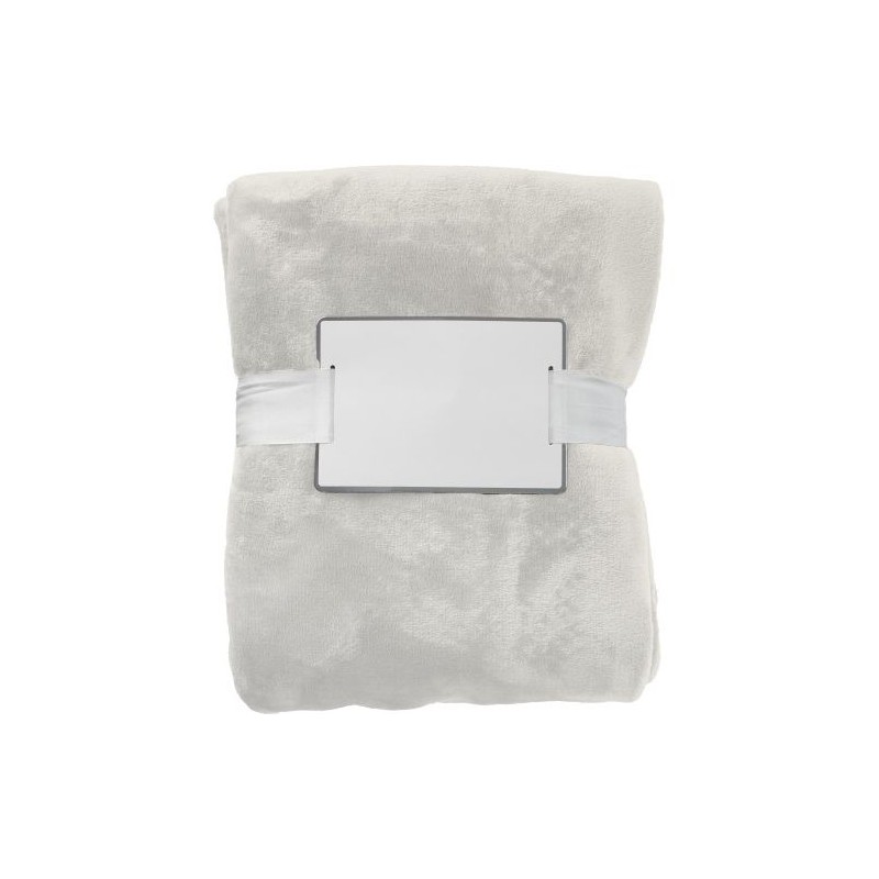 Plaid polaire en flanelle personnalisable 120x150 cm Sean Matières : polyester Couleurs : kaki