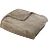 Plaid polaire en flanelle personnalisable 120x150 cm Sean Matières : polyester Couleurs : kaki personnalisation sur mesure