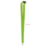 Lanyard Pratique en Métal 20mm Personnalisé pas cher - PANY Matières : PET Couleurs : vert citron personnalisation rapide en Fra