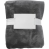 Plaid polaire en flanelle personnalisable 120x150 cm Sean Matières : polyester Couleurs : gris impression haute définition