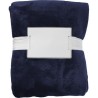 Plaid polaire en flanelle personnalisable 120x150 cm Sean Matières : polyester Couleurs : bleu personnalisable avec votre logo