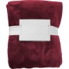 Plaid polaire en flanelle personnalisable 120x150 cm Sean Matières : polyester Couleurs : rouge cadeau entreprise pas cher