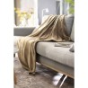 Plaid polaire en flanelle personnalisable 120x150 cm Sean Matières : polyester Couleurs : beige goodies entreprise design