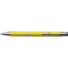 Stylo bille  en aluminium recyclé personnalisé - Kamari Matières : métal Couleurs : jaune objet promotionnel éco-responsable
