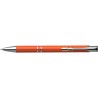 Stylo bille  en aluminium recyclé personnalisé - Kamari Matières : métal Couleurs : orange livraison express 24h 48h