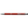 Stylo bille  en aluminium recyclé personnalisé - Kamari Matières : métal Couleurs : rouge marquage laser ultra précis