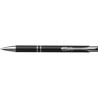 Stylo bille  en aluminium recyclé personnalisé - Kamari Matières : métal Couleurs : noir personnalisable avec votre logo