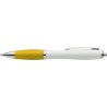 Stylo bille  en ABS recyclé - Trev Matières : métal Couleurs : jaune impression haute définition