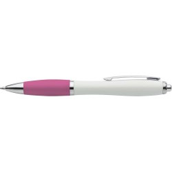 Stylo bille  en ABS recyclé - Trev Matières : métal Couleurs : rose objet promotionnel éco-responsable