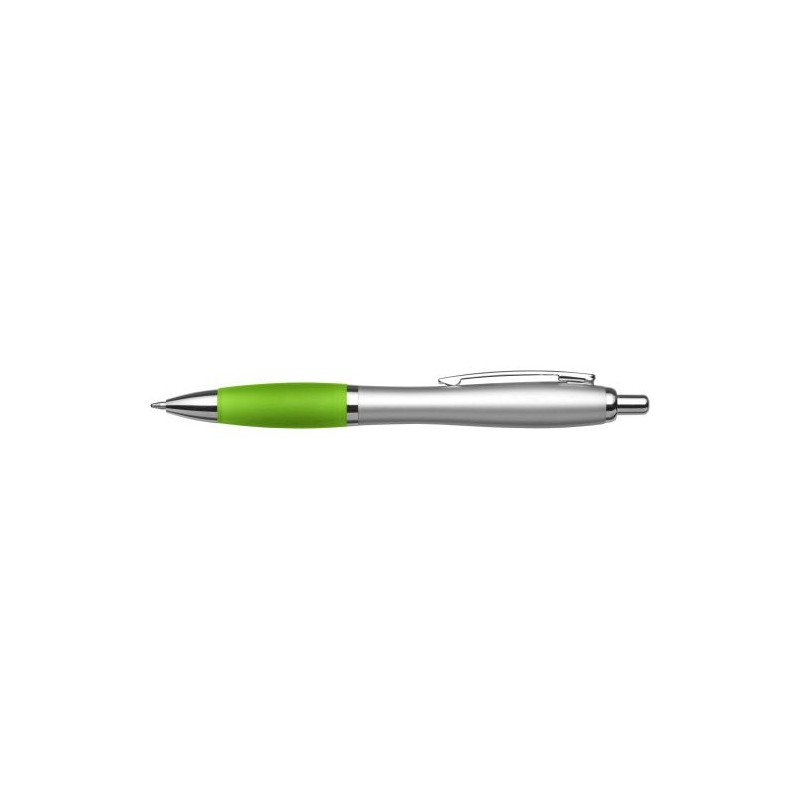 Stylo bille  en ABS recyclé - Mariam Matières : métal Couleurs : vert citron cadeau collaborateur premium