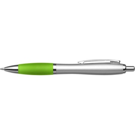 Stylo bille  en ABS recyclé - Mariam Matières : métal Couleurs : vert citron cadeau collaborateur premium