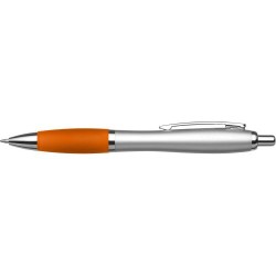 Stylo bille  en ABS recyclé - Mariam Matières : métal Couleurs : orange marquage laser ultra précis