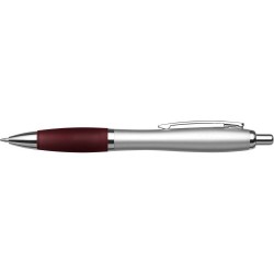 Stylo bille  en ABS recyclé - Mariam Matières : métal Couleurs : bordeaux objet promotionnel éco-responsable