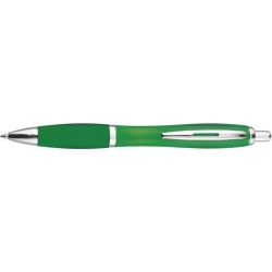 Stylo bille  en ABS recyclé - Hamza Matières : métal Couleurs : vert objet promotionnel éco-responsable