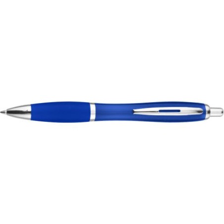 Stylo bille  en ABS recyclé - Hamza Matières : métal Couleurs : bleu livraison express 24h 48h