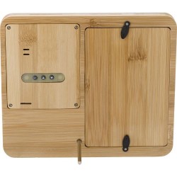 Station Météo en Bambou Colton - Élégance et Fonctionnalité 2