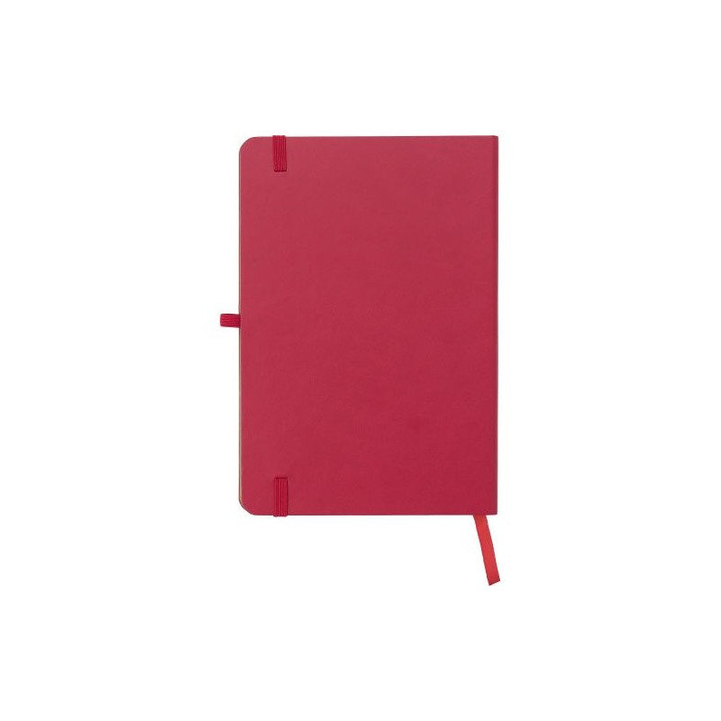 Carnet A5 Éco-responsable en Bambou et PU - Dorita Matières : polyester Couleurs : rouge marquage laser ultra précis