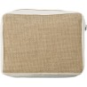 Trousse de toilette personnalisée en jute - Julian Matières : coton Couleurs : brun personnalisable avec votre logo