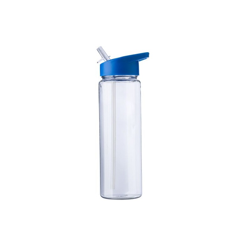 Gourde  en rPET de 750 ml pour vélo - Ahmed Matières : caoutchouc Couleurs : bleu