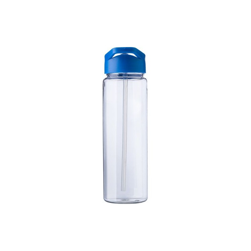 Gourde  en rPET de 750 ml pour vélo - Ahmed Matières : caoutchouc Couleurs : bleu objet promotionnel éco-responsable