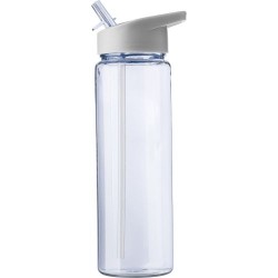 Gourde  en rPET de 750 ml pour vélo - Ahmed Matières : caoutchouc Couleurs : blanc cadeau entreprise pas cher