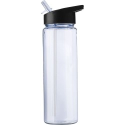 Gourde  en rPET de 750 ml pour vélo - Ahmed Matières : caoutchouc Couleurs : noir personnalisable avec votre logo