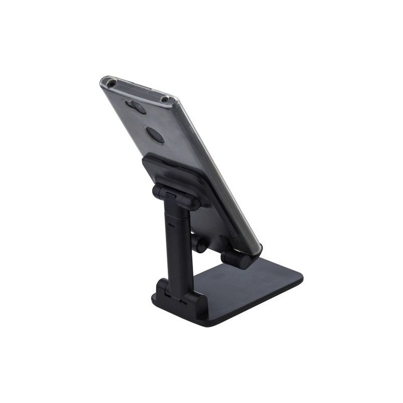 Support de téléphone personnalisé en ABS - Didi, accessoire de bureau Matières : silicone Couleurs : noir marquage laser ultra p