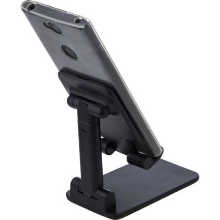 Support de téléphone personnalisé en ABS - Didi, accessoire de bureau Matières : silicone Couleurs : noir marquage laser ultra p