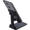 Support de téléphone personnalisé en ABS - Didi, accessoire de bureau Matières : silicone Couleurs : noir marquage laser ultra p