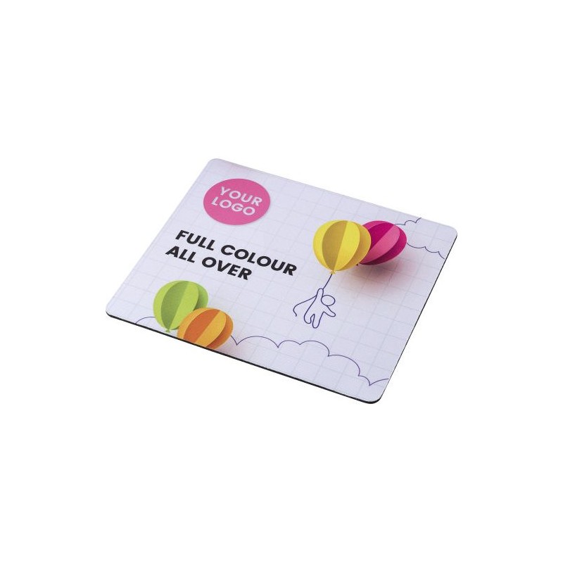 Tapis de souris personnalisé pratique - Gabriel Matières : caoutchouc Couleurs : blanc marquage laser ultra précis
